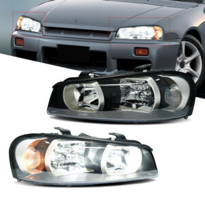 OE Headlights for Nissan Skyline GTR-34, Car Performance Upgrade, Retrofit