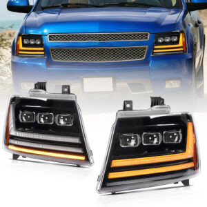 LED Headlights Assembly for Chevrolet Avalanche Tahoe for Suburban 2007-2014