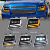 LED Headlights Assembly for Chevrolet Avalanche Tahoe for Suburban 2007-2014