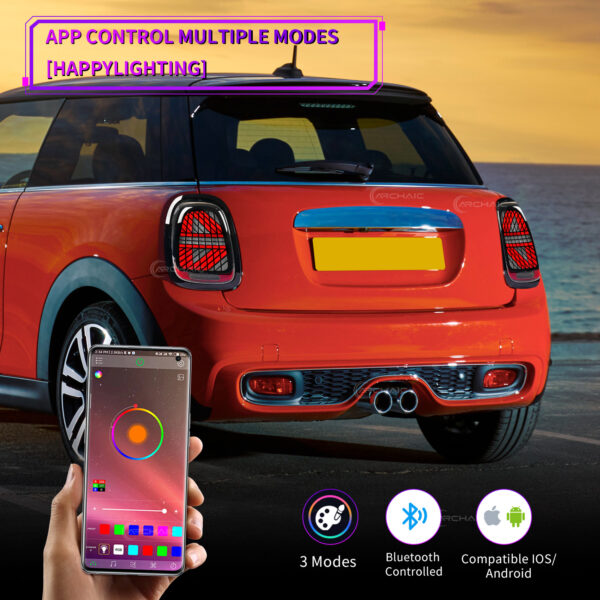 DY-F56-2520A-S1 (11) 3 Modes LED Taillights for Mini Cooper 3rd Gen F55/F56/F57 Hatchback Convertible 2014-2024 for Rear Lamp Retrofit DOT/E-mark Certified