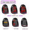 DY-F56-2520A-S1 (2) 3 Modes LED Taillights for Mini Cooper 3rd Gen F55/F56/F57 Hatchback Convertible 2014-2024 for Rear Lamp Retrofit DOT/E-mark Certified
