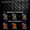 DY-F56-2520A-S1 (3) 3 Modes LED Taillights for Mini Cooper 3rd Gen F55/F56/F57 Hatchback Convertible 2014-2024 for Rear Lamp Retrofit DOT/E-mark Certified