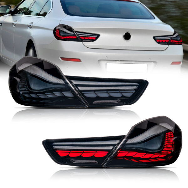 Archaic Auto Red LED Tail Light for BMW 6 Series F06 F12 F13 2011-2018 640i/640d/650i/M6 Plug+Play Factory Design Back Lights
