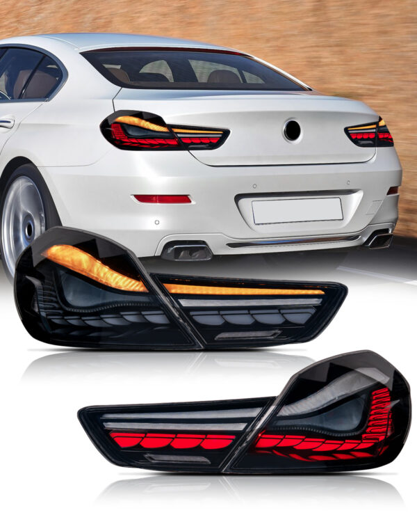 Archaic Auto Red LED Tail Light for BMW 6 Series F06 F12 F13 2011-2018 640i/640d/650i/M6 Plug+Play Factory Design Back Lights