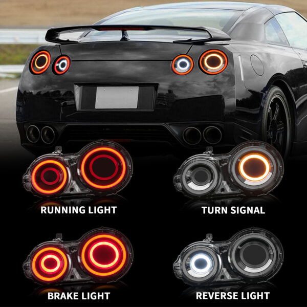 Plug and Play Tail Lights for NISSAN GTR GT-R R35 GTR35 2007-2023