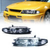 OE Headlights For Nissan Skyline GTS GTST R33 GTR 1990-1996