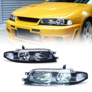 OE Headlights For Nissan Skyline GTS GTST R33 GTR 1990-1996