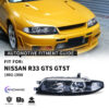 OE Headlights For Nissan Skyline GTS GTST R33 GTR 1990-1996